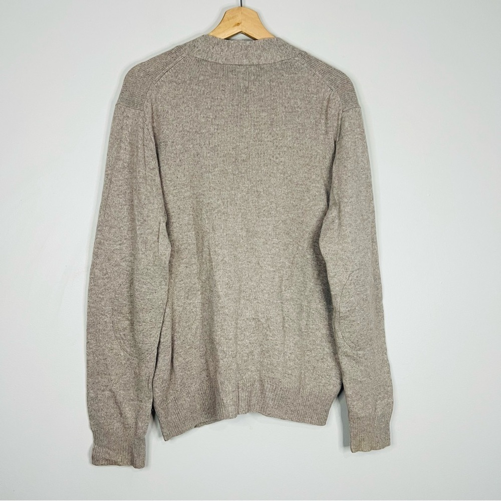 J. Crew Tan Alpaca/Merino Blend Cardigan Sweater Large - Picture 8 of 8